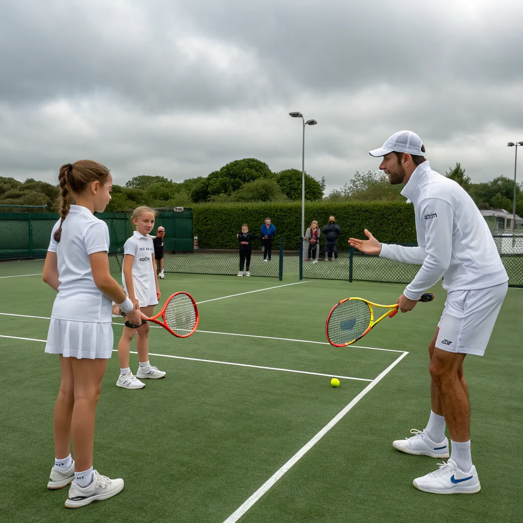 Professional tennis lessons with experienced coaches